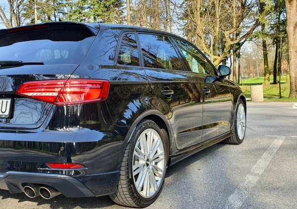 Audi S3 cena 155000 przebieg: 49200, rok produkcji 2018 z Myślenice małe 529